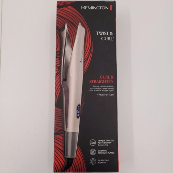 Remington Pro Twist & Curl 1" Multi-Styler Straightener Curling Iron Color Care - Picture 1 of 16